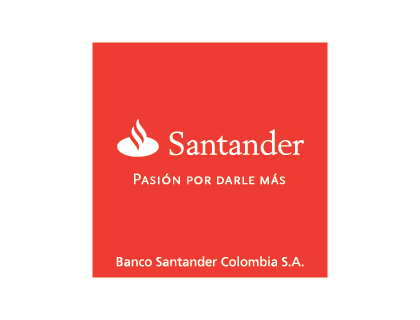 Banco Santander Colombia Logo Vector Download