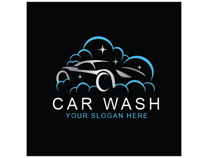 Car Wash Logo PNG Vector