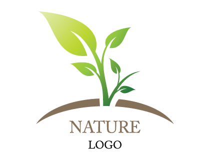Nature Leaf Green Logo PNG Vector