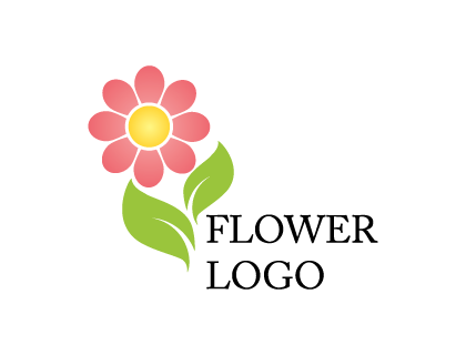 Rose Flower Logo PNG Vector