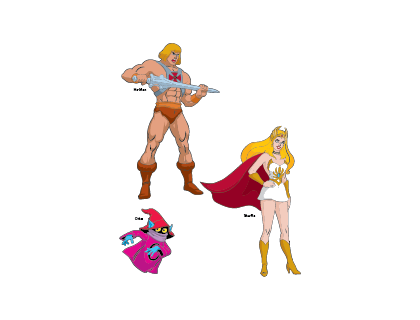 He-Man & She-Ra Vector Logo