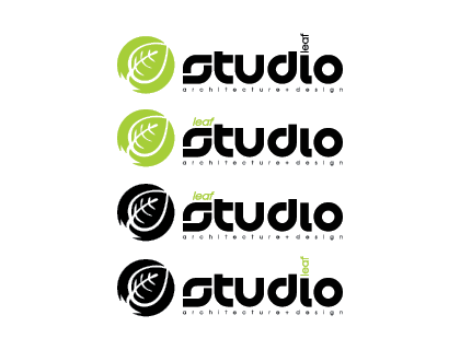 Studio Leaf Vector Logo