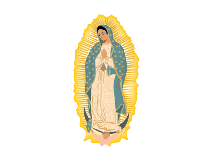 Virgen de Guadalupe Vector Logo