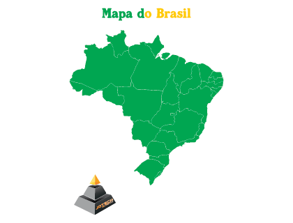 Mapa do Brasil Vector Logo 2022