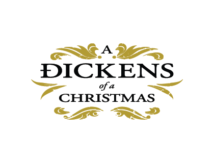 A Dickens of a Christmas Vector Logo