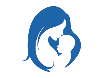Mom Baby Logo Vector