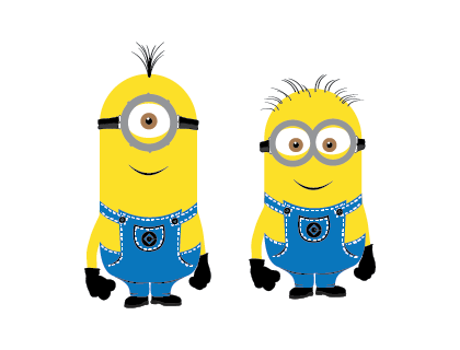 Minions characters vector download free