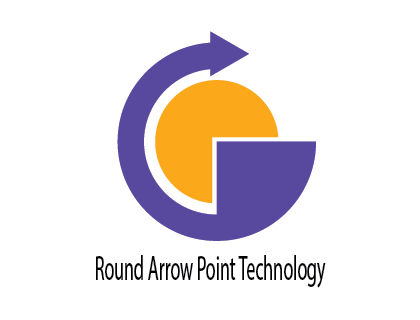 Round Arrow Point Technology Logo