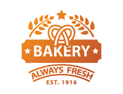 Always Fresh Bakery  Food Logo Vector