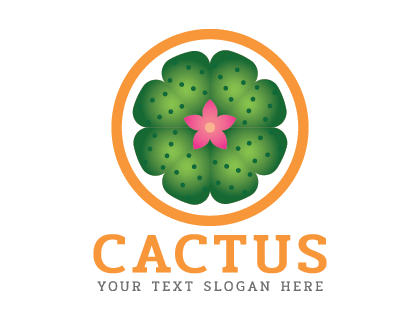 Cactus Logo Vector Design Dowanload