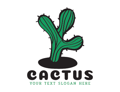 Cactus Logo Vector Design Dowanload Free