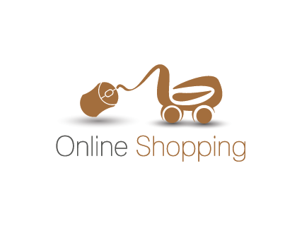 Online Shopping Logo Vector