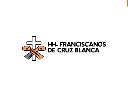 HH. Franciscanos de Cruz Blanca Vector Logo