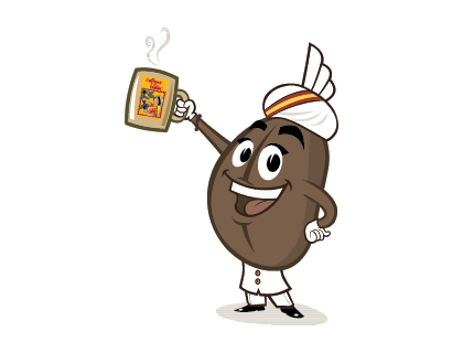 Coffe Swami - Indian Coffe Board Logo Vector