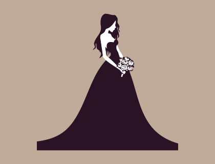 Bride Logo Vector