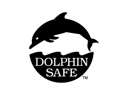 Dolphin Safe Logo Vector
