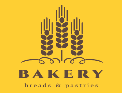 Bakery Breads Pastries Logo Vector