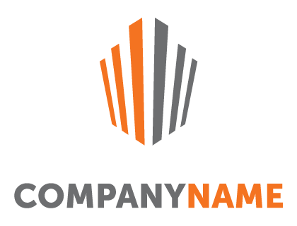 Company Building Logo PNG Vector
