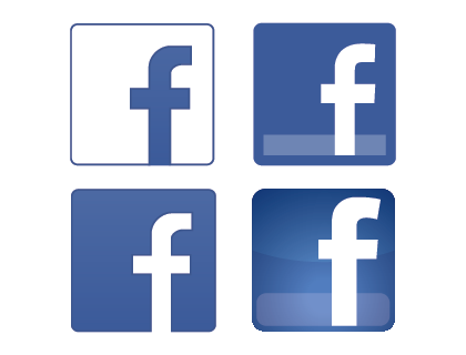 Facebook icon vector download free