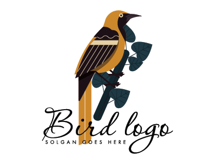 Classic Bird Logo Vector Design