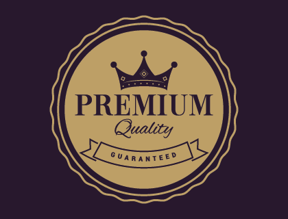 Premium Crown Logo Vector