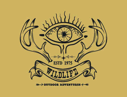 Wildlife Outdoor Logo Vector