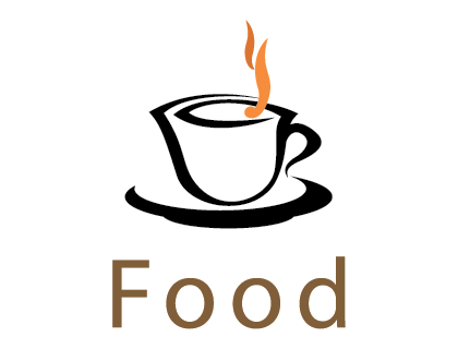 Food And Coffee Vector Logo