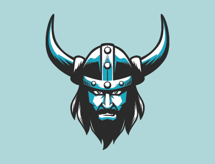 Viking Mascot Logo